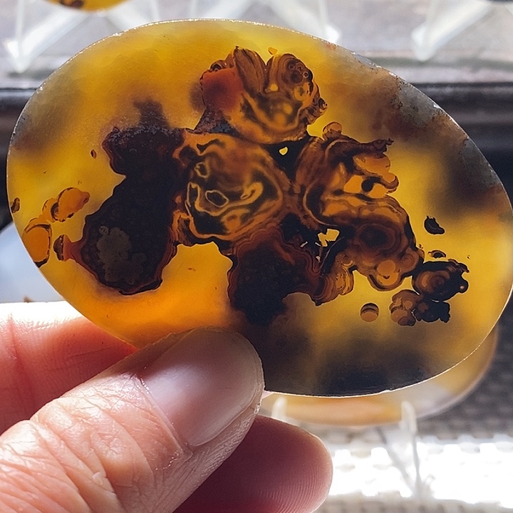 红***旗玛瑙/玉髓未镶嵌颈饰