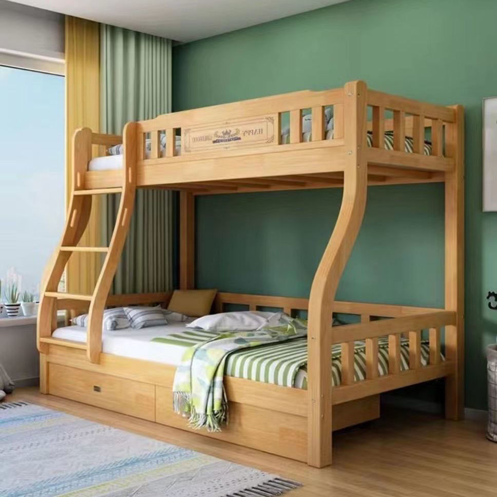 2025款儿童上下床双层子母床实木上下铺床成人高低床家用小户型床