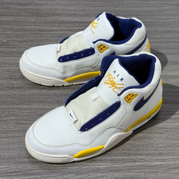 39码/NIKE/Air Flight湖人/篮球鞋/9新 无鞋带 店