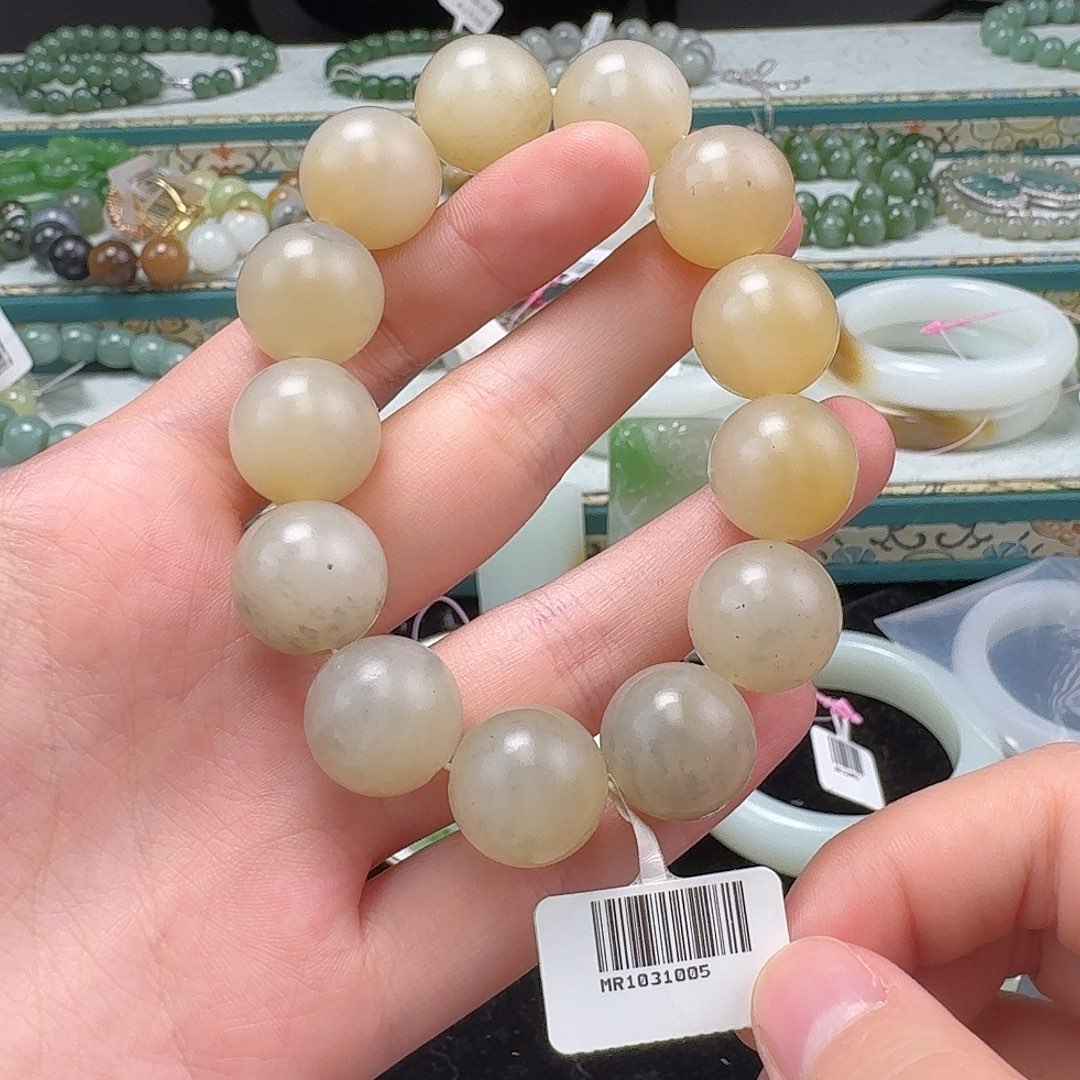 和田玉手串未镶嵌