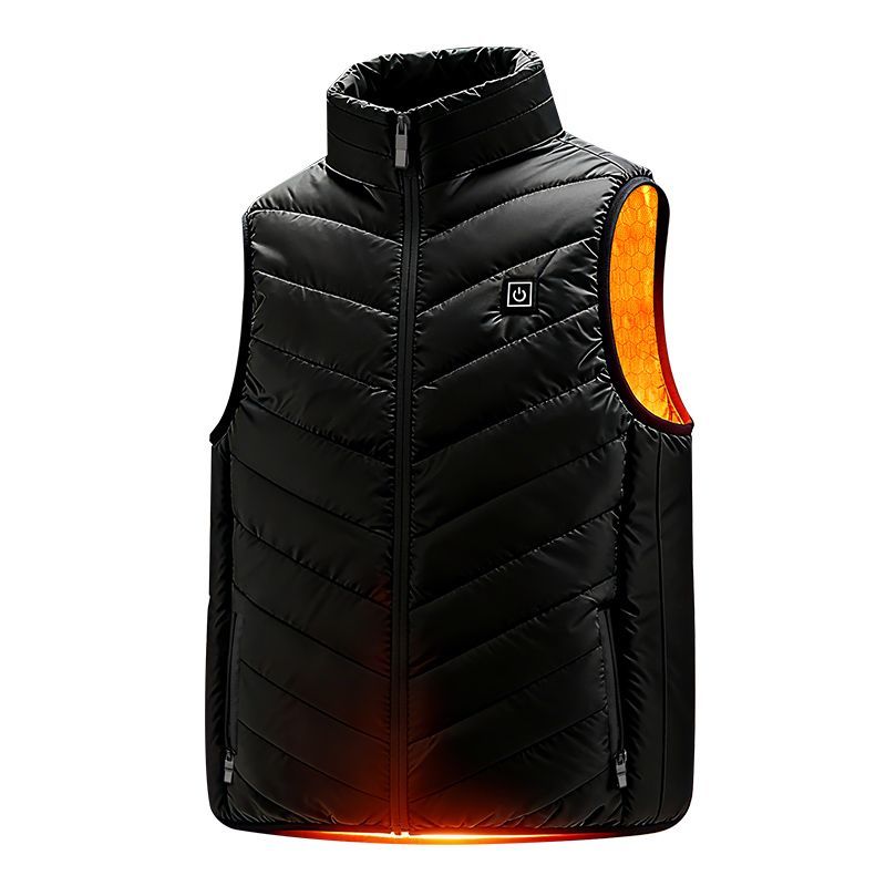 智能温控USB充电发热马甲男女冬季保暖防寒