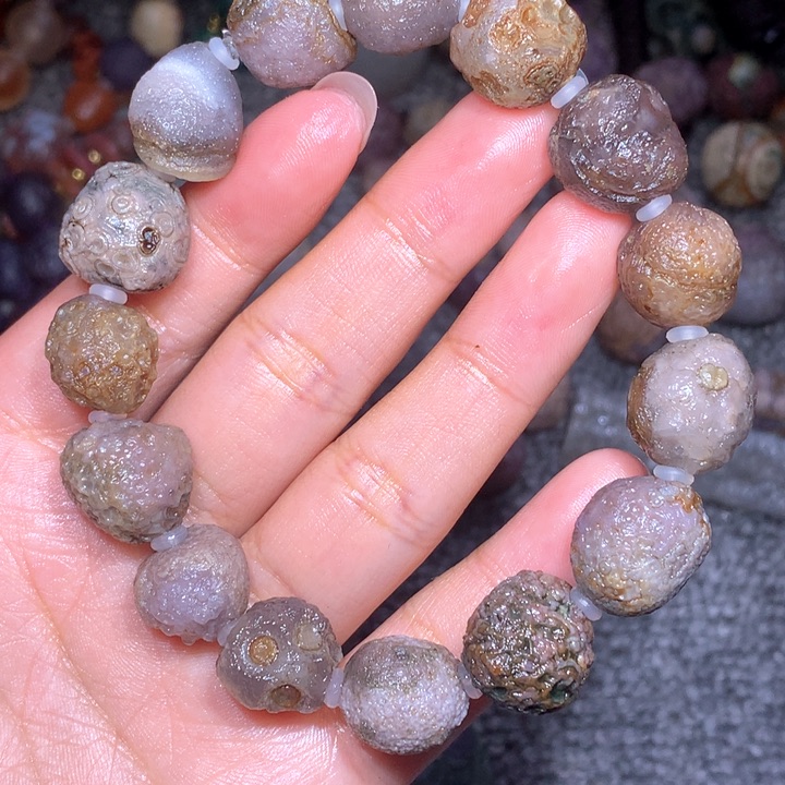 玛瑙/玉髓珠宝半成品未镶嵌?**糖