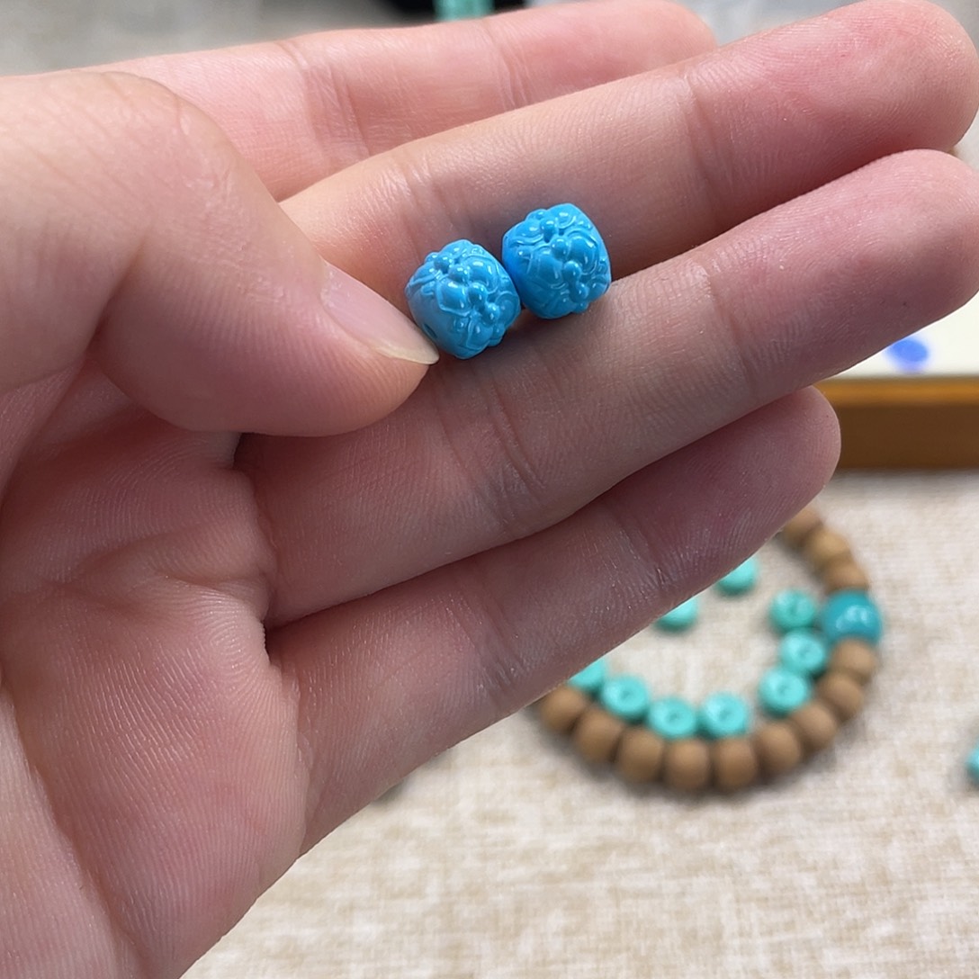 原生态湖北松配饰，直径9