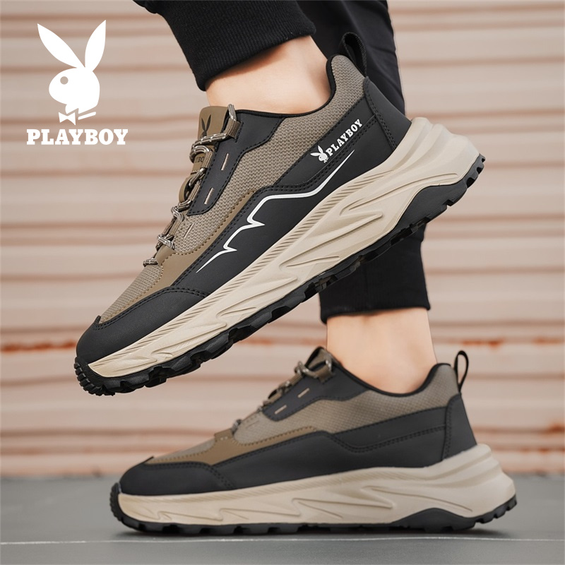 PLAYBOY/花花公子运动休闲男鞋2025新款减震软底轻便跑步鞋运动鞋