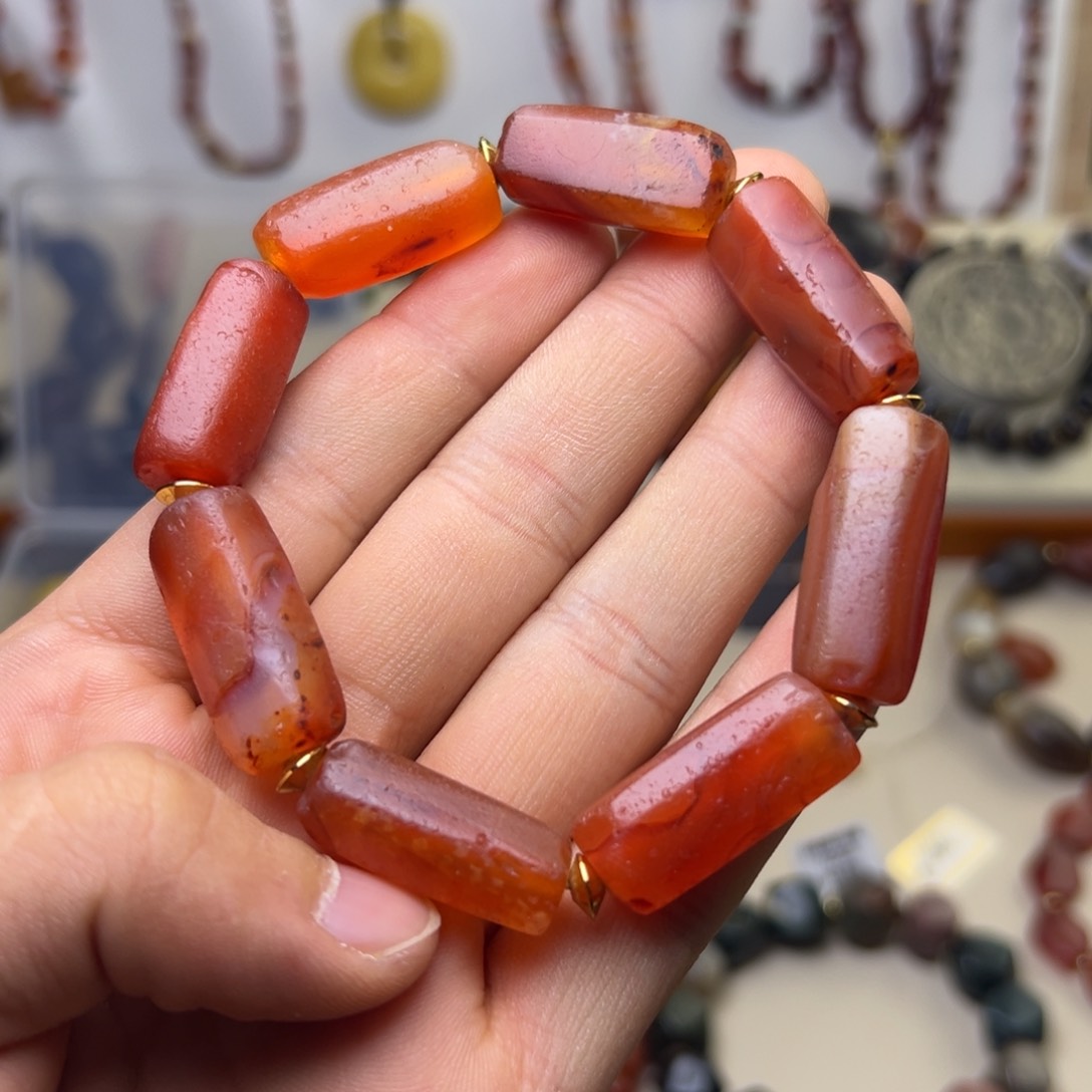 玛瑙/玉髓手链合金