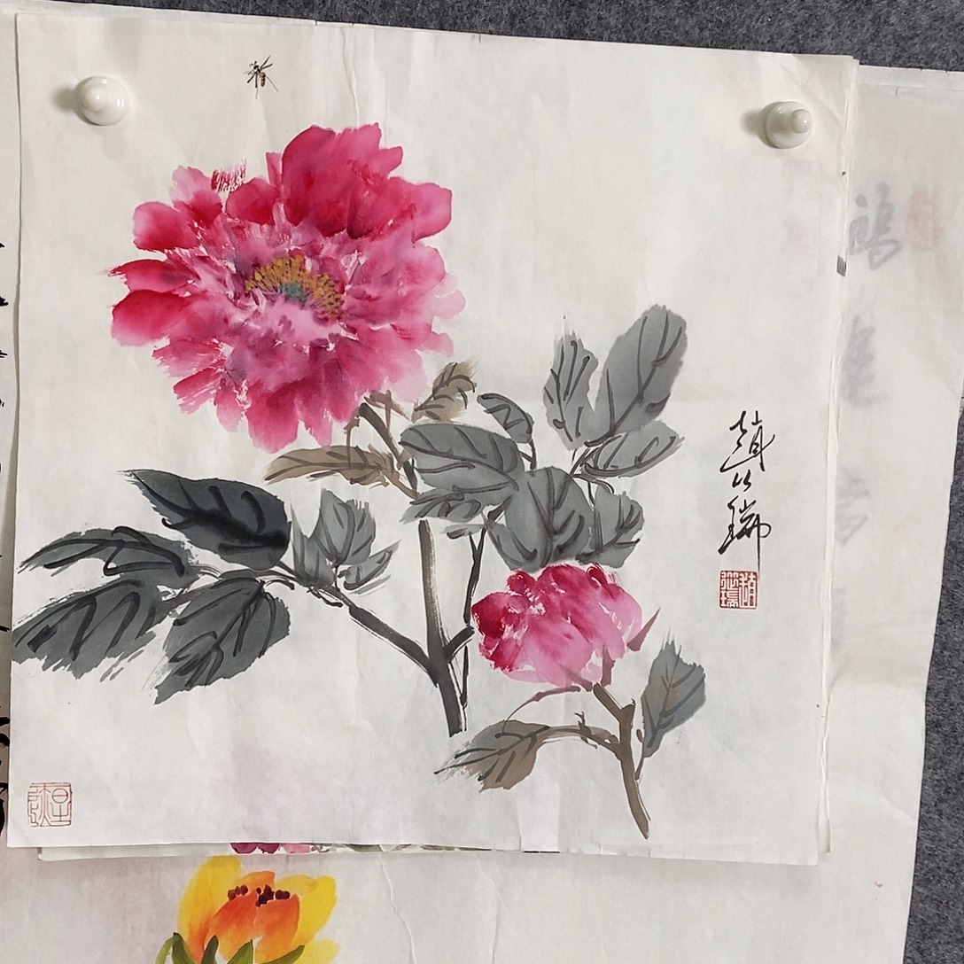 国画手写手绘国画作品108