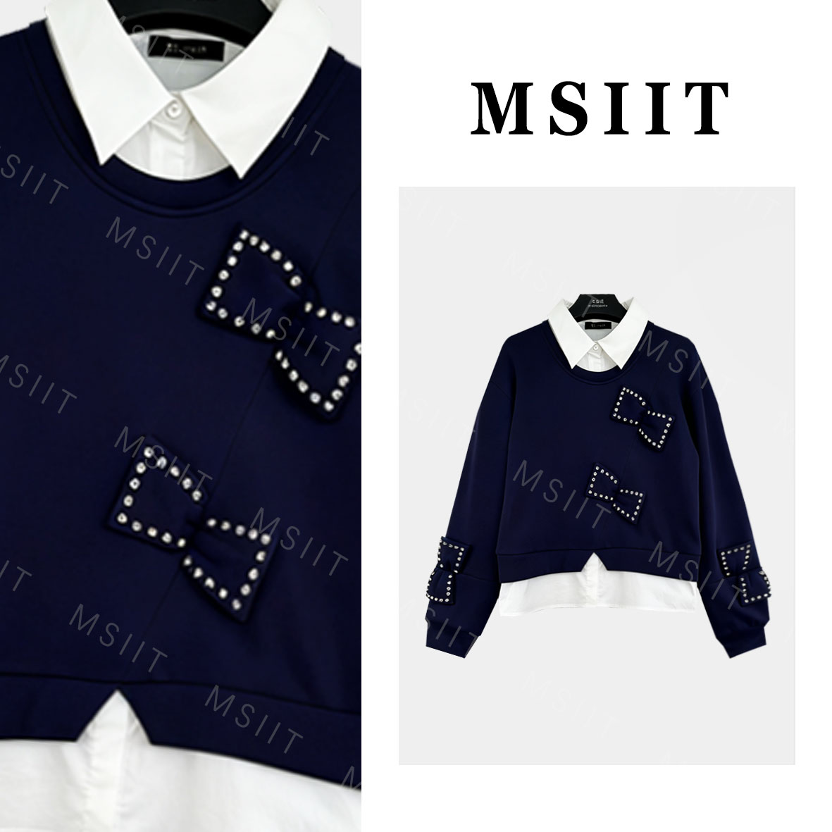 秋冬轻奢简约舒适感设计重工显瘦气质卫衣JT-A2063