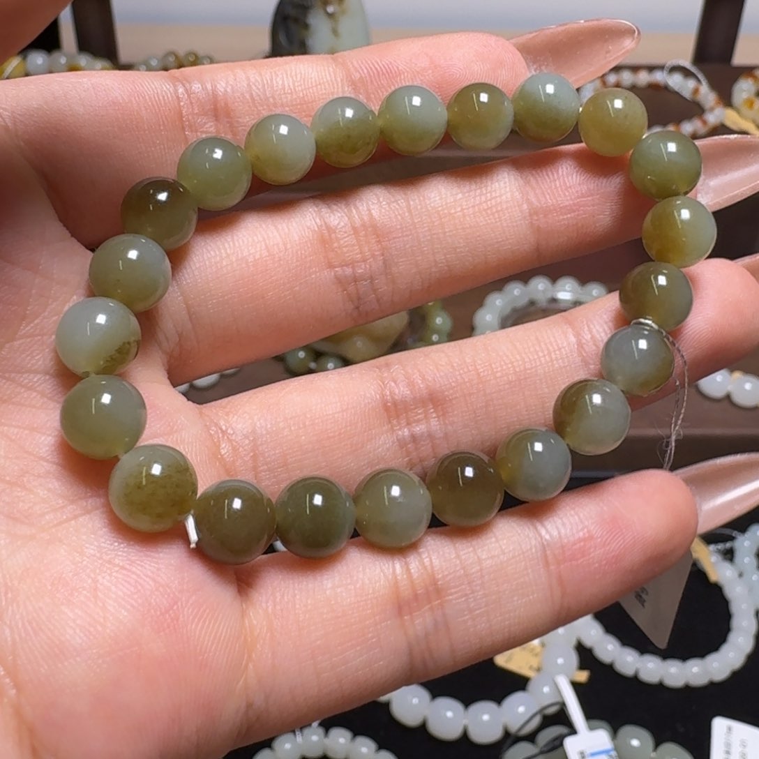 和田玉手串未镶嵌