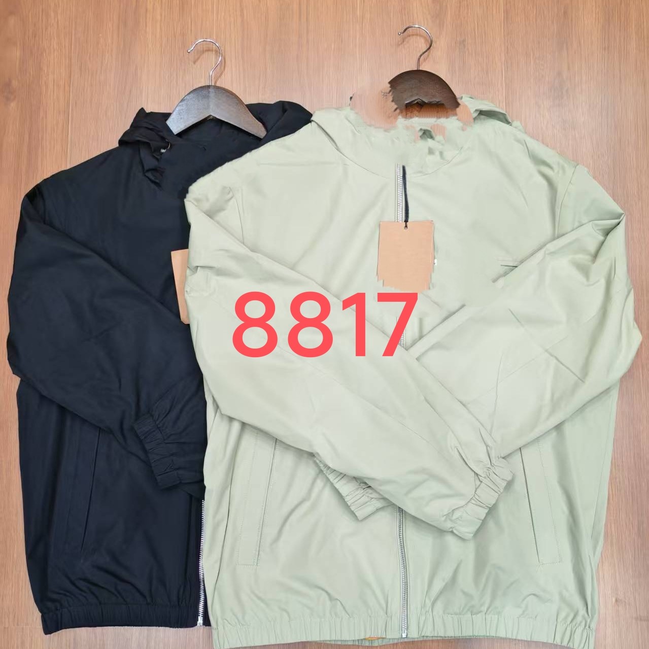 8817 杰新款男士时尚百搭连帽外套
