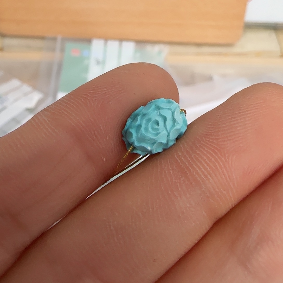 绿松石珠宝半成品未镶嵌