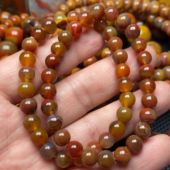 玛瑙/玉髓手串未镶嵌