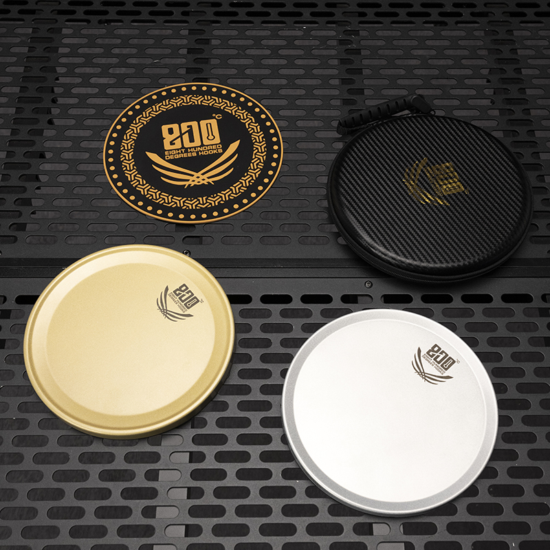 浮水磁盘特氟龙全磁2.0/2.2/2.8黑坑拉饵盘强磁拉饵盘饵料盒盘