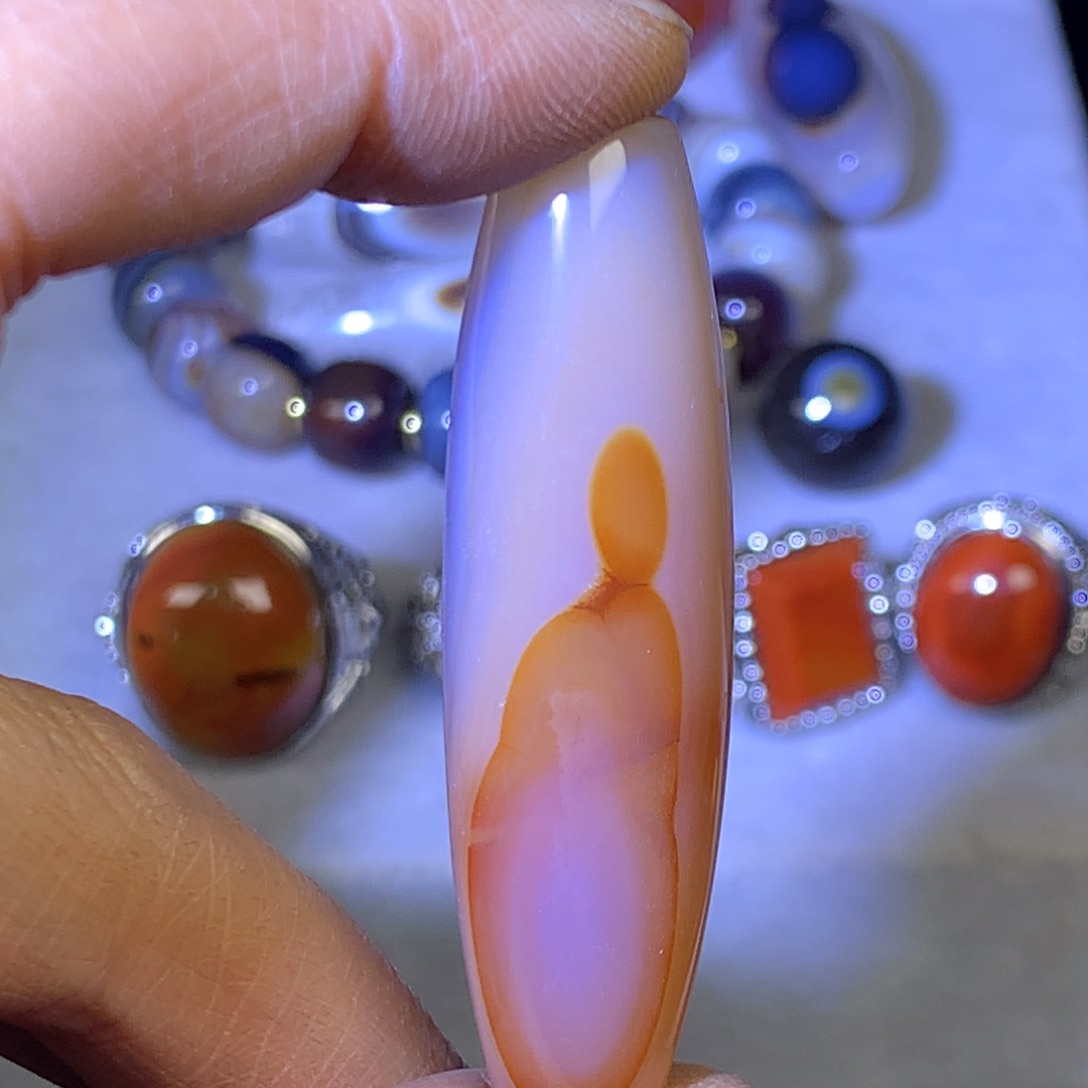 玛瑙/玉髓未镶嵌颈饰