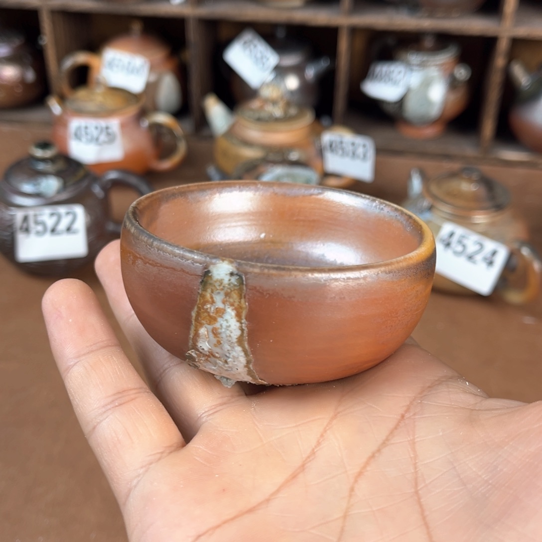 杯柴烧茶器主人杯