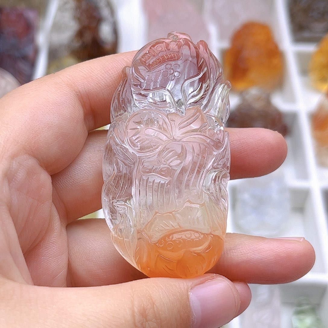 水晶吊坠(不含链)未镶嵌