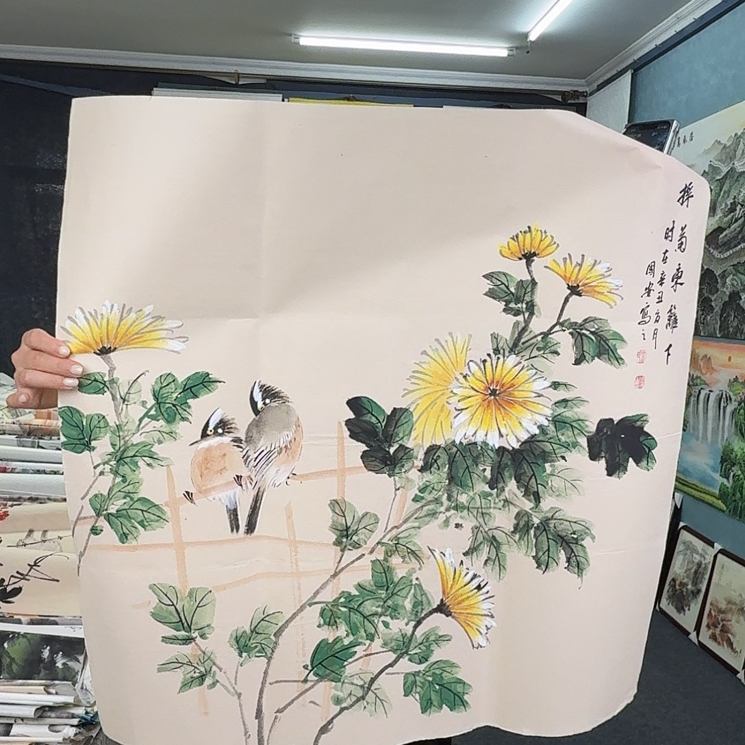 纯手绘国画作品作品