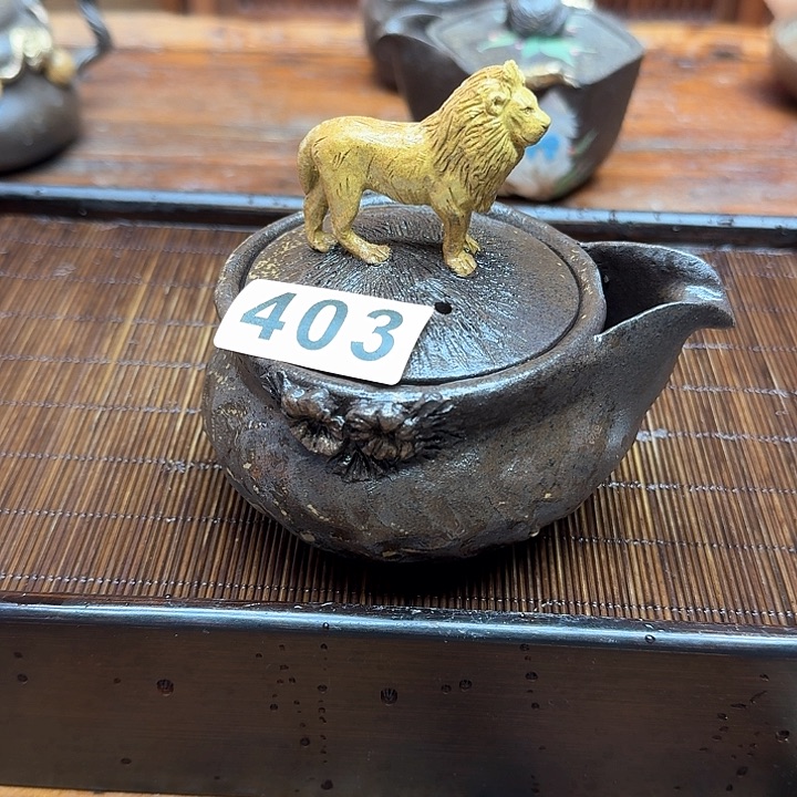 纯手工制作粗陶茶具