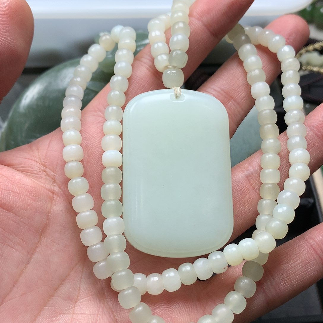 和田玉挂件未镶嵌茂