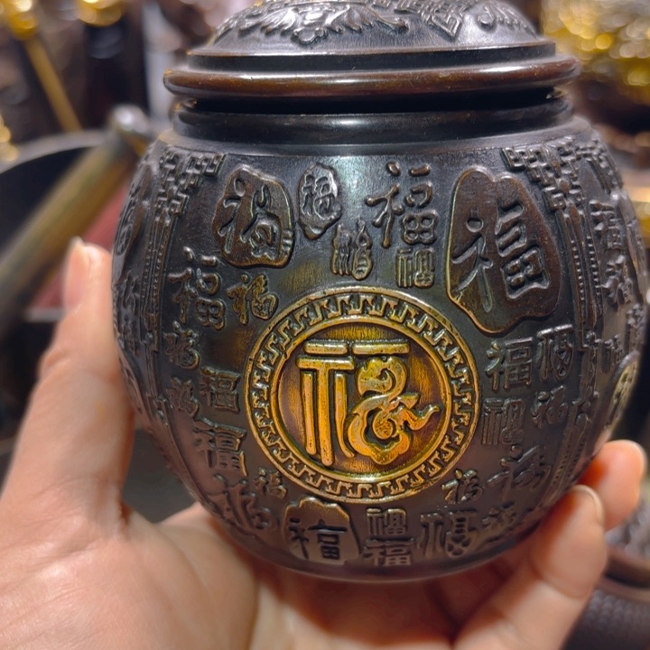 铜器摆件收收藏藏