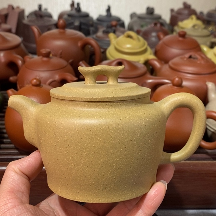 紫砂茶壶微瑕处理一把