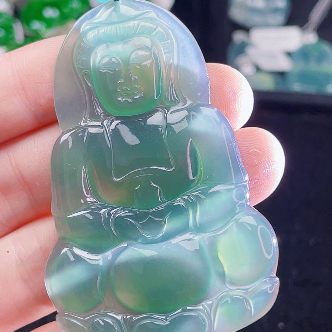 翡翠未镶嵌吊坠(不含链)37