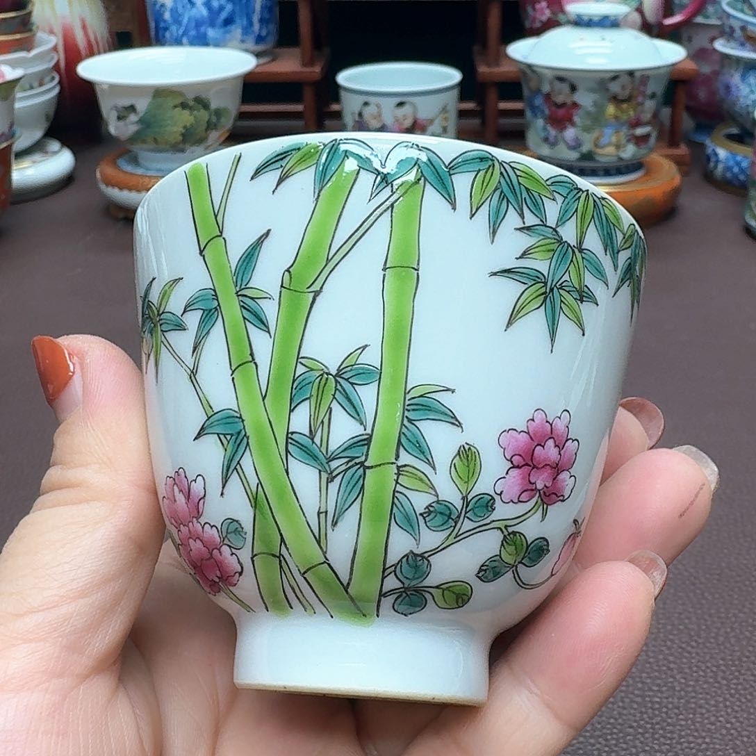 瓷片景德镇仿古手工制作精品展示