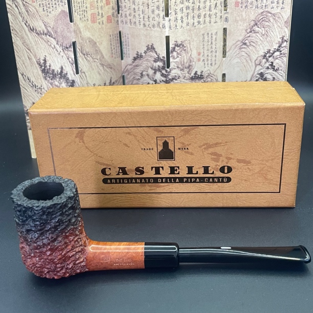 意大利卡斯特罗kk渐变色石楠木烟斗烟具
