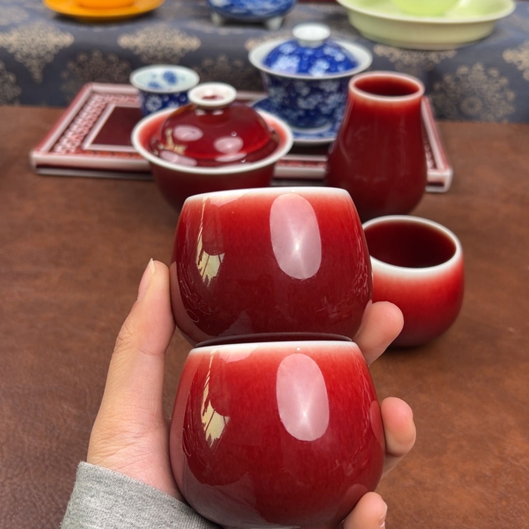 永***开陶瓷景德镇陶瓷郎红