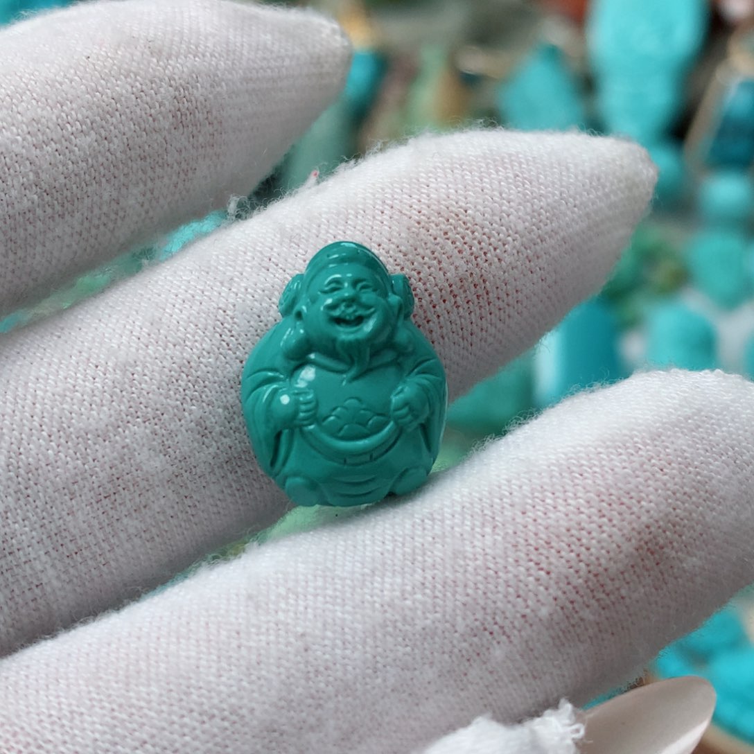 绿松石珠宝奇石未镶嵌