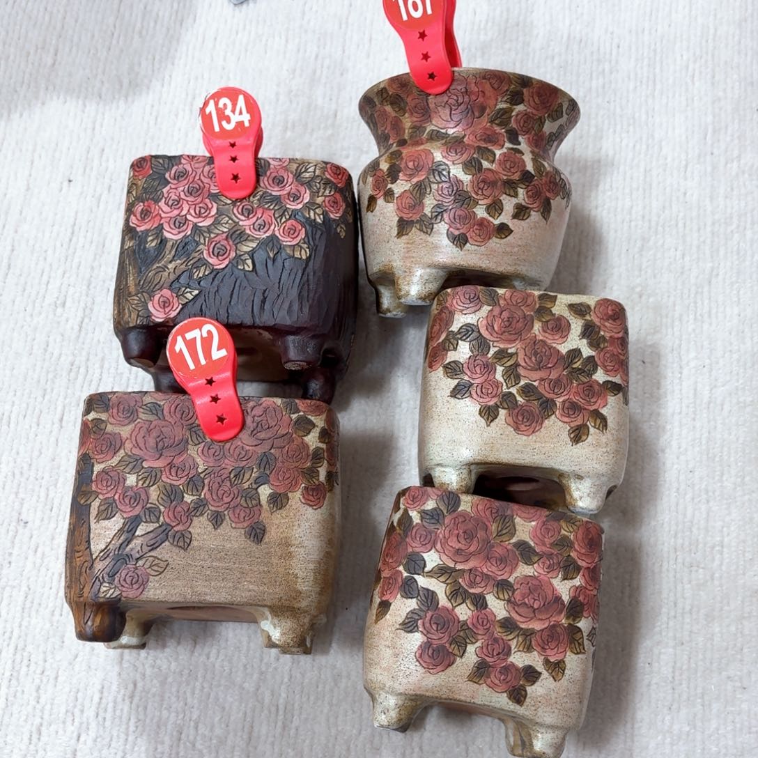 李***茜紫砂花盆陶瓷多肉花盆精品