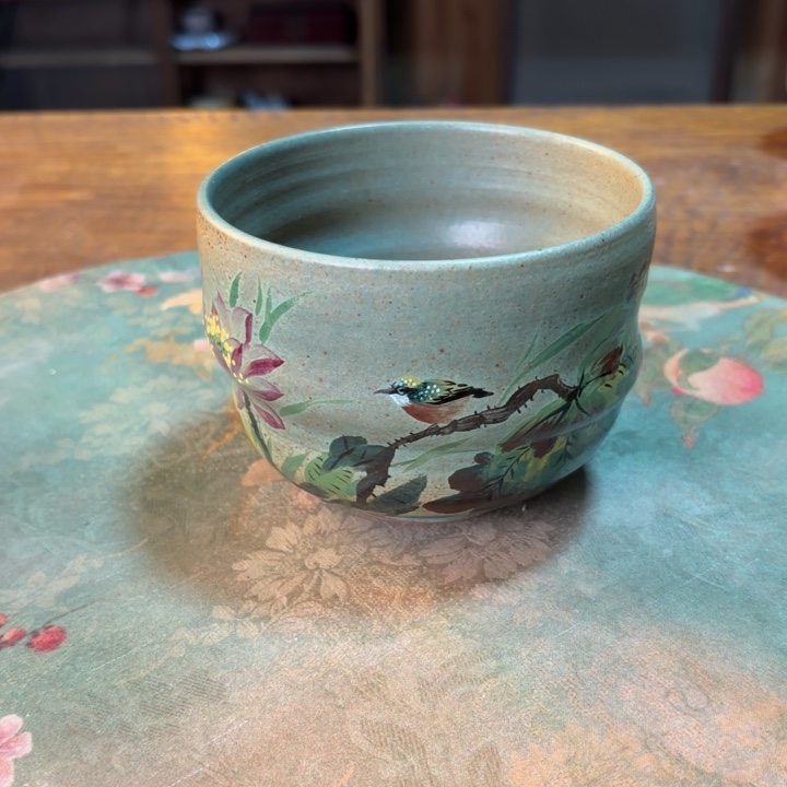 柴烧纯手工手绘陶瓷