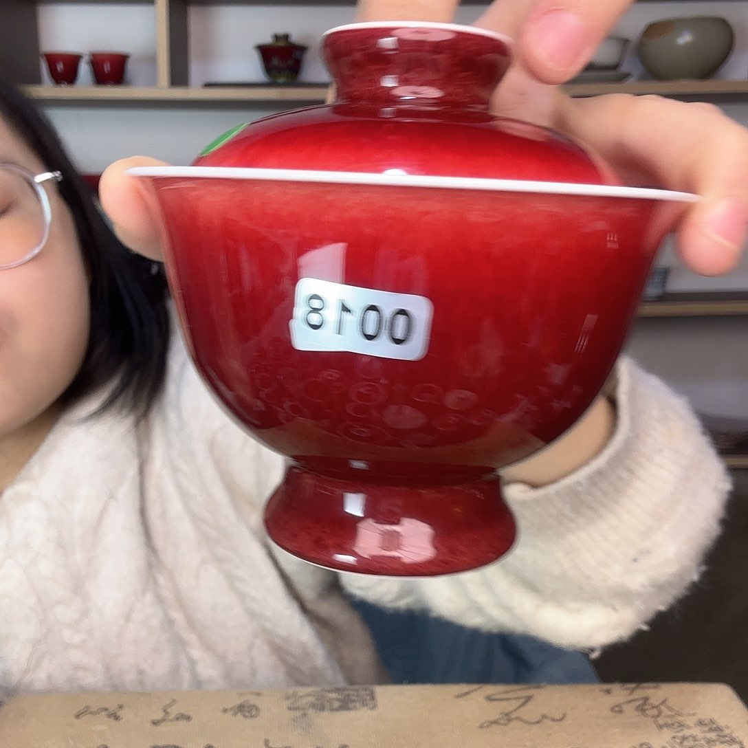 碗景德镇郎红陶瓷