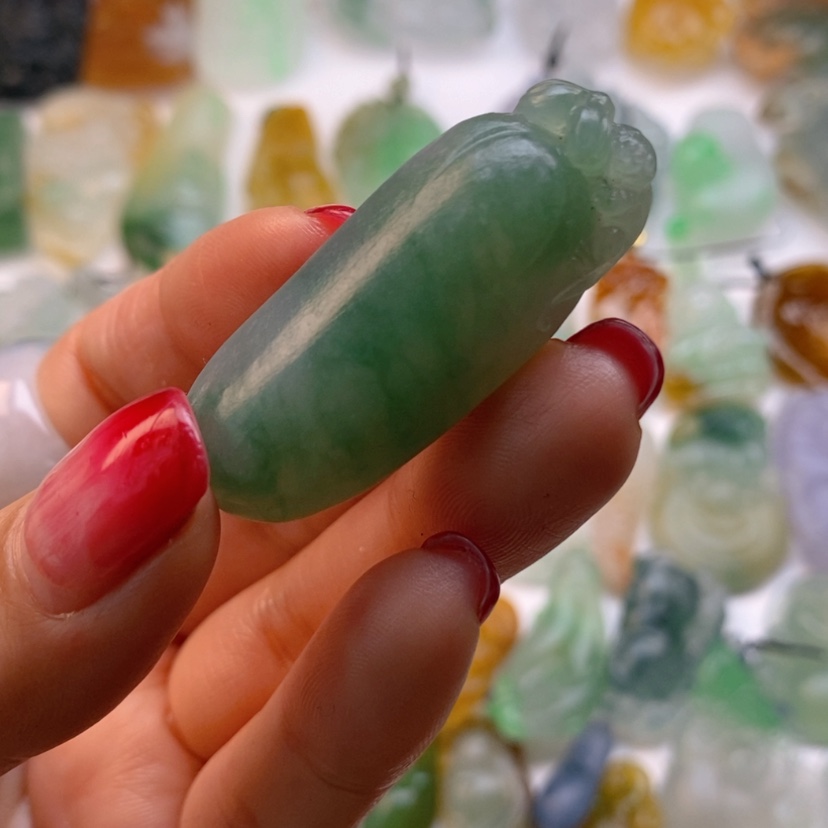 【闪购商品】定制翡翠未镶嵌福瓜