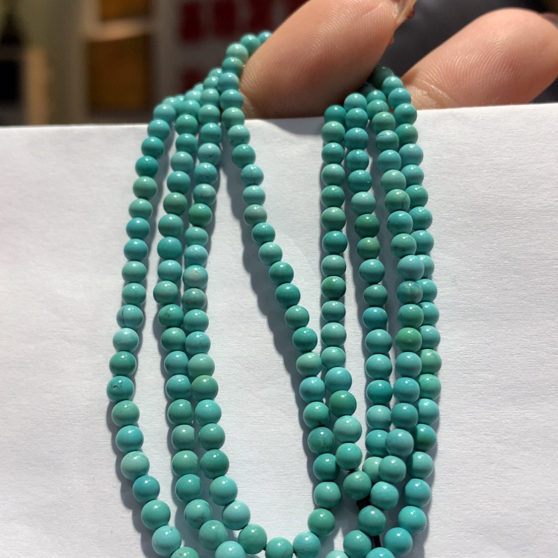 未镶嵌绿松石长链