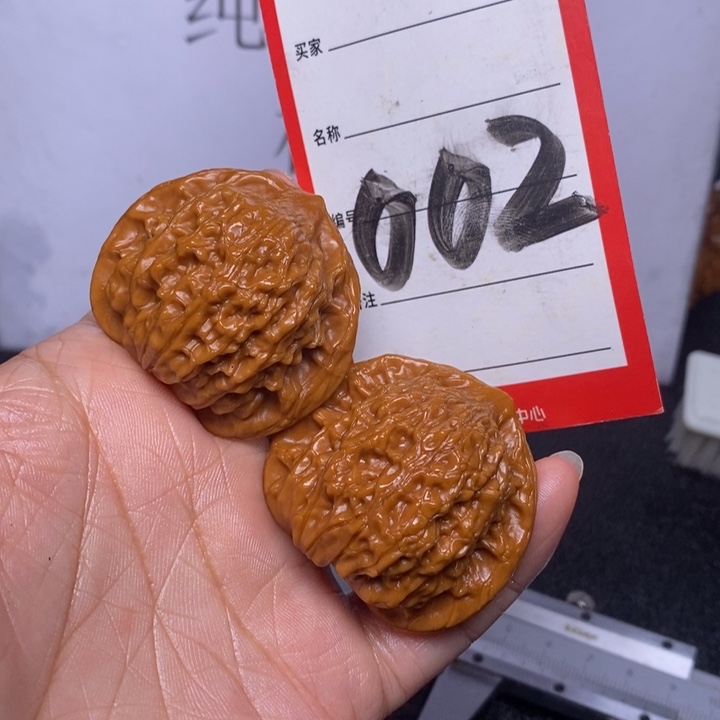 文玩核桃把件002，42公子帽