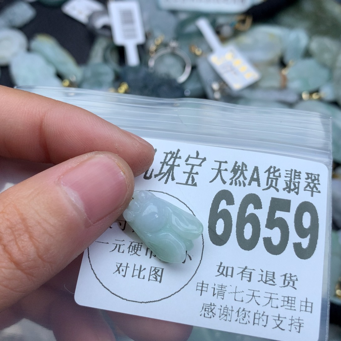 翡翠颈饰未镶嵌6659。