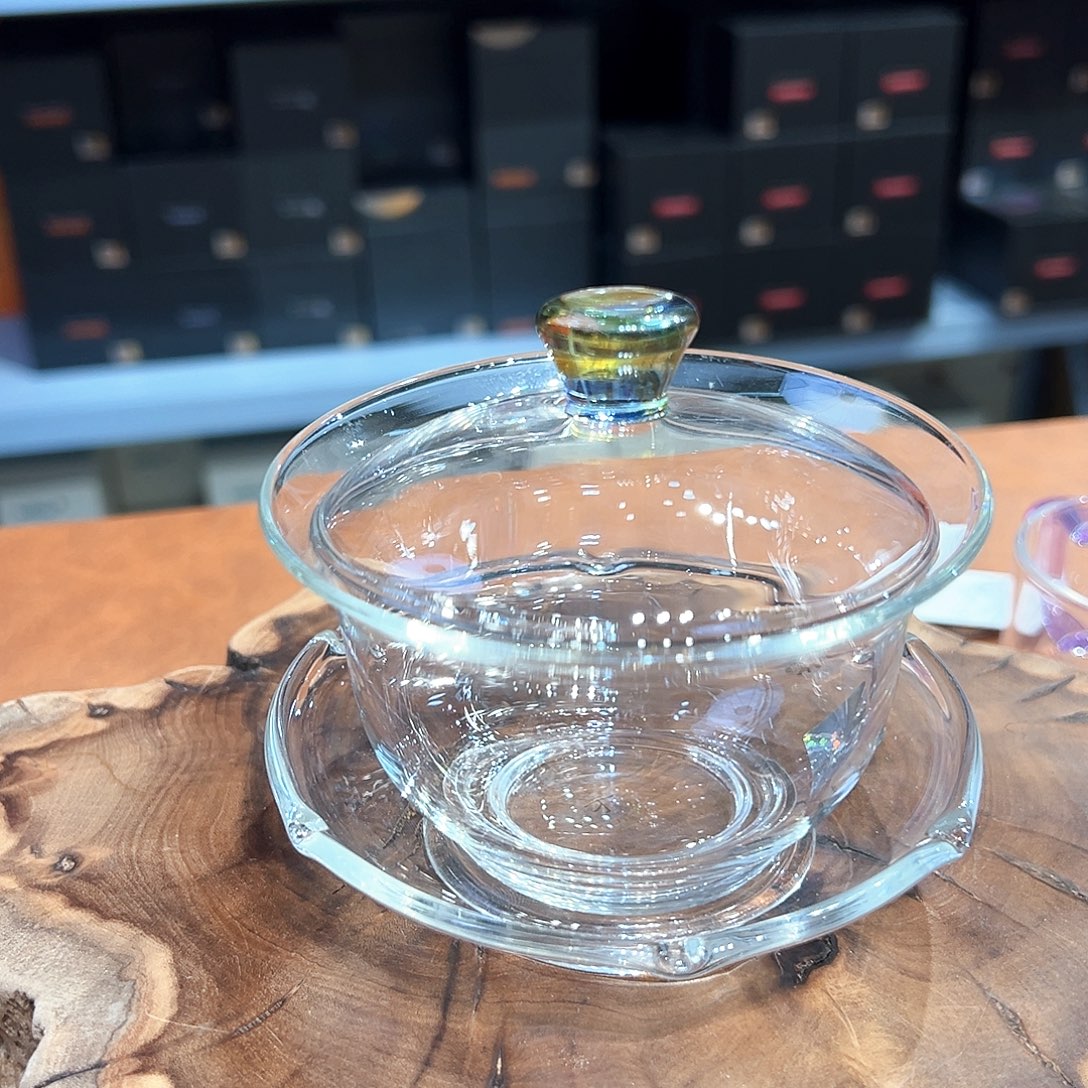 禾器沁莲盖碗迷翠