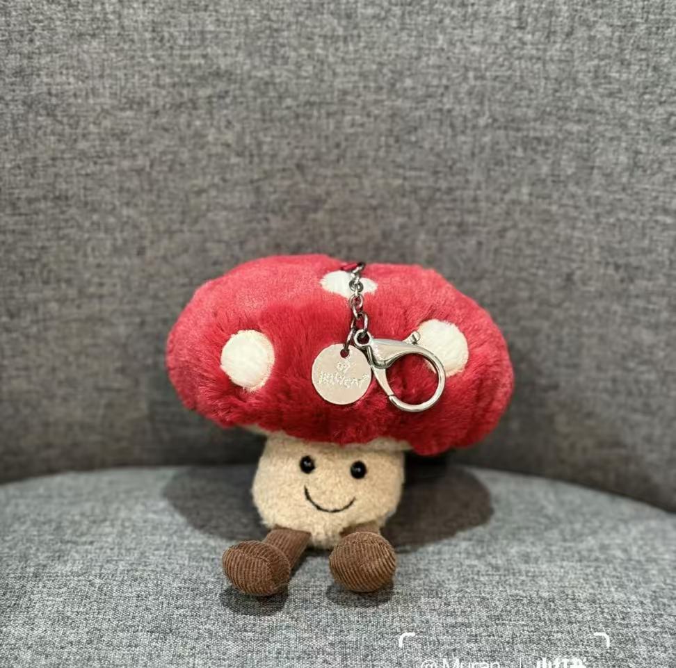 F477红色小蘑菇包挂件