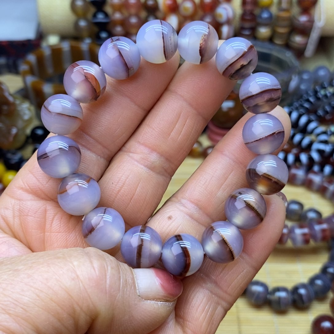 玛瑙/玉髓手链未镶嵌