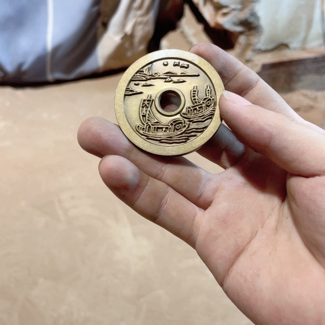 铜华***汉现代仿古工艺品花钱 