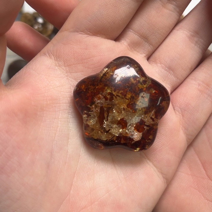 琥珀颈饰未镶嵌天然蜜蜡配件