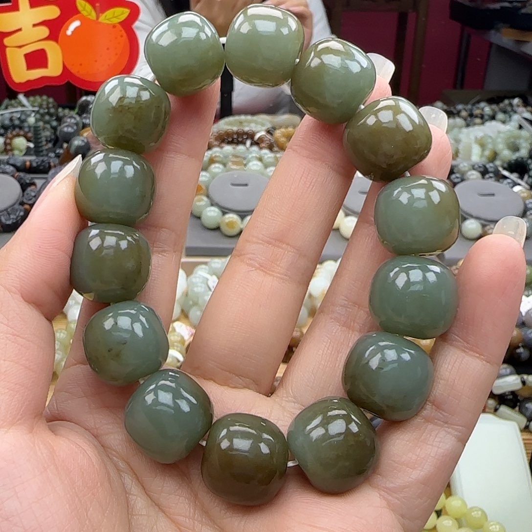 和田玉手链未镶嵌
