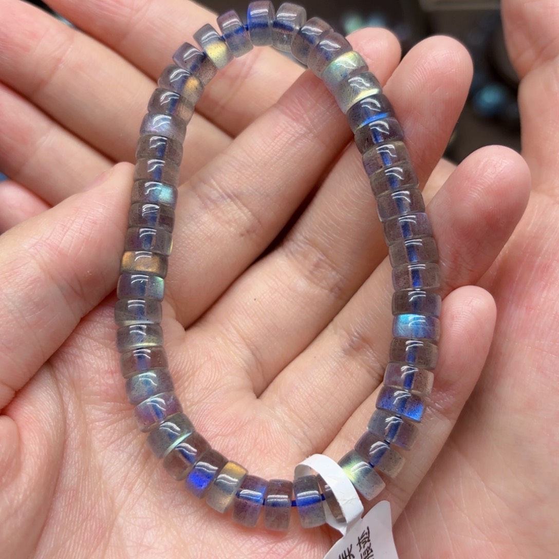 手链未镶嵌长石6.8mm左右