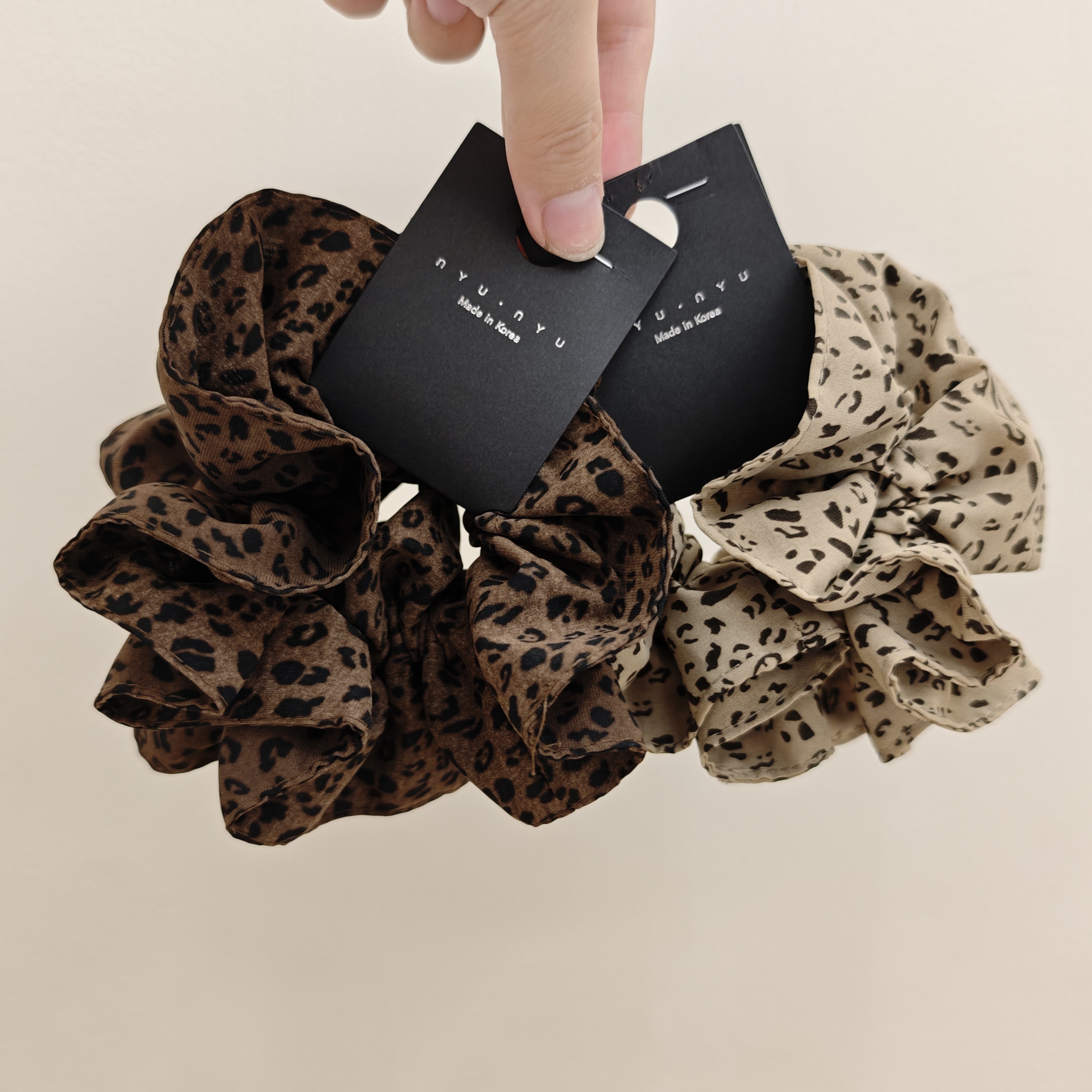 复古高级感韩系豹纹大肠小蛮腰发圈女时尚气质马尾头绳2025年新款