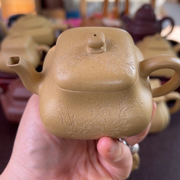 九***器紫砂茶壶本绿君德微瑕