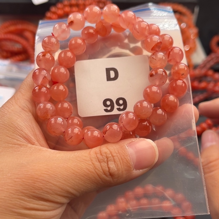 南红玛瑙未镶嵌多样性发货默认微瑕称重9mm2条