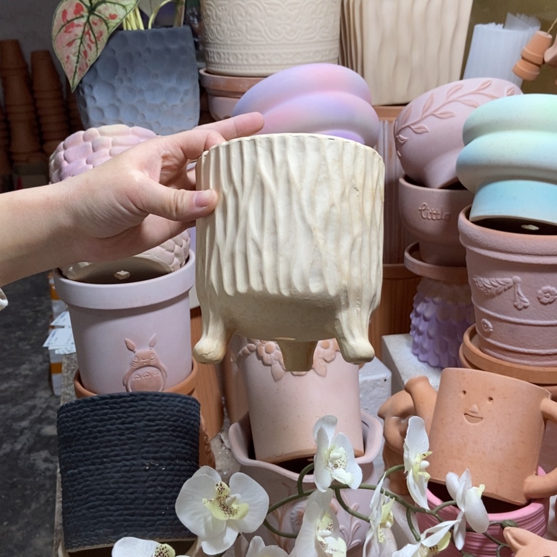 13×14 三脚树纹 白陶