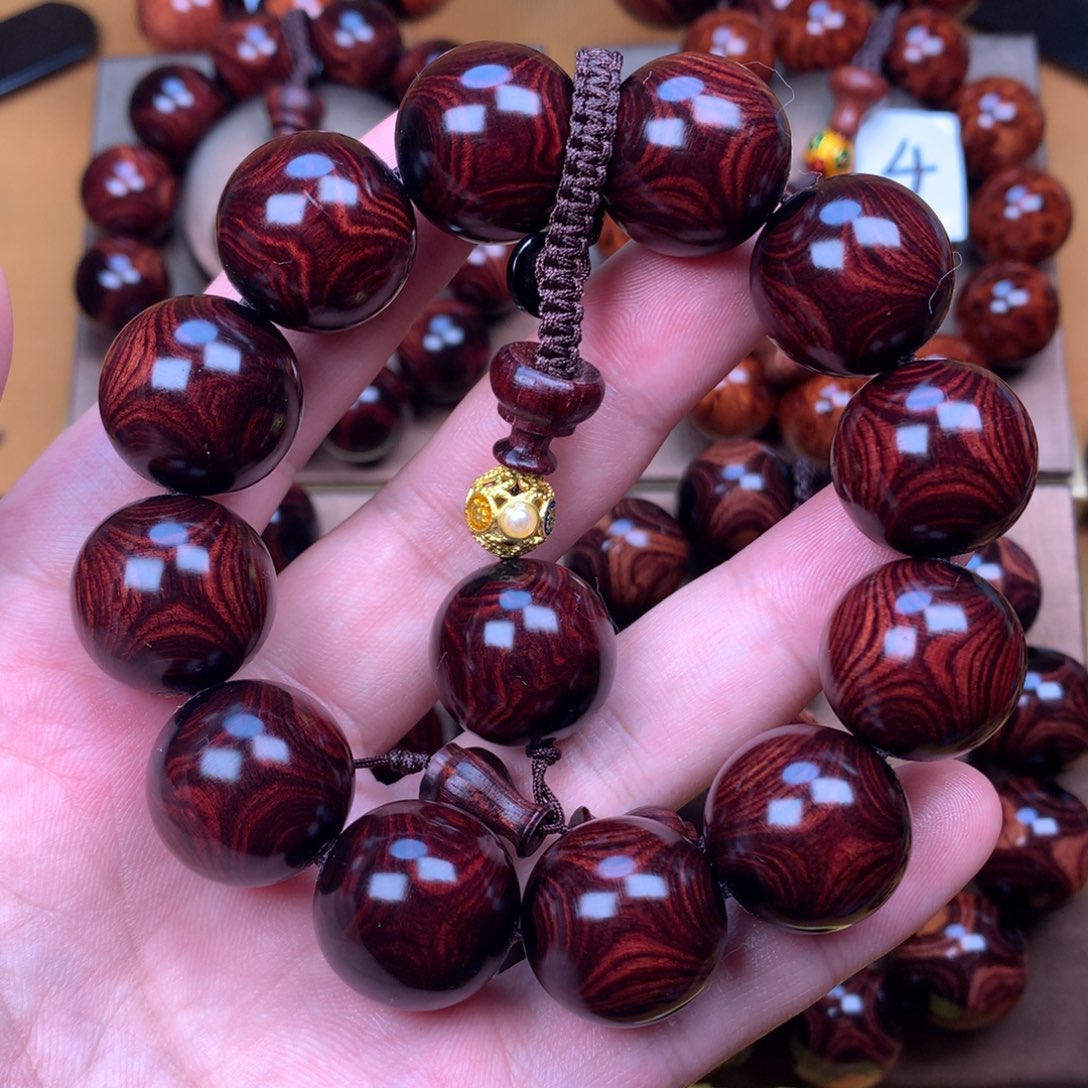 黄花梨/降香黄檀用****7黄花梨手串2.0