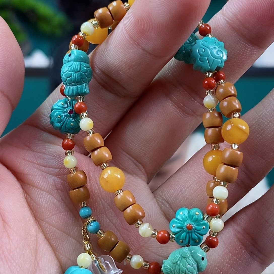 绿松石珠宝奇石未镶嵌