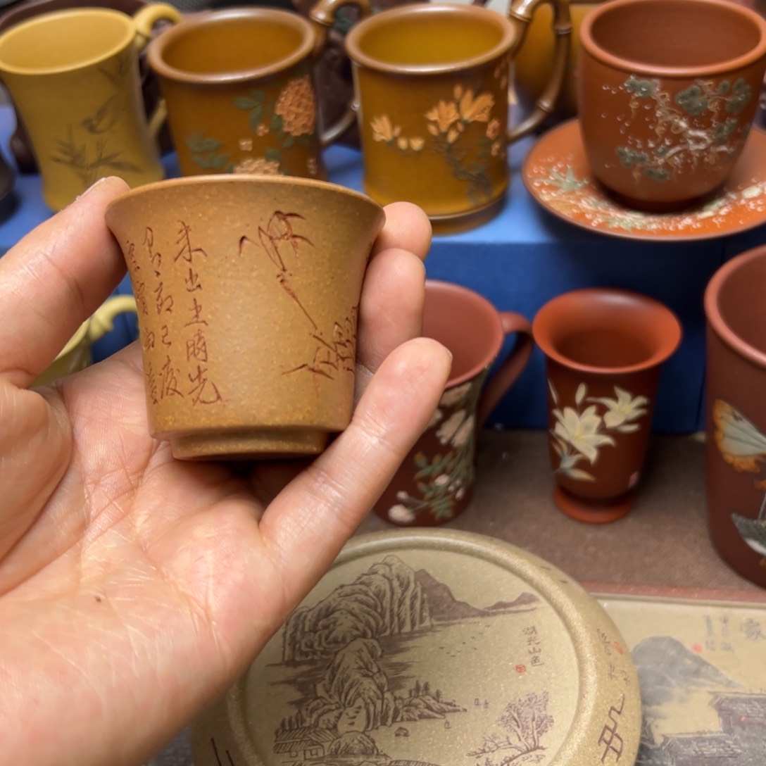 紫砂茶杯紫砂主人杯50cc